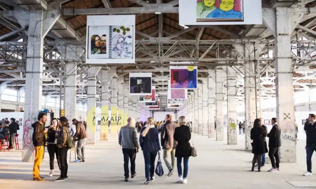 Une photographie des Halle de la cartoucherie