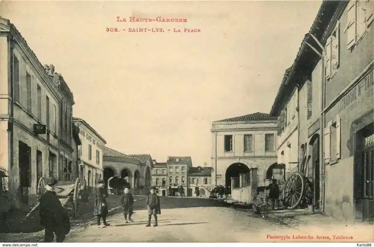 Une veille photographie du café saint lys