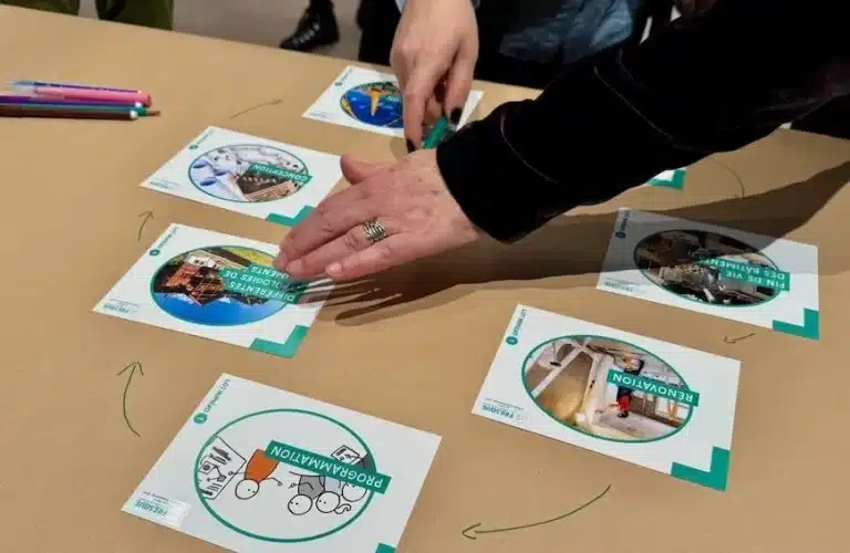 Le jeu collaboratif de la fresque du climat