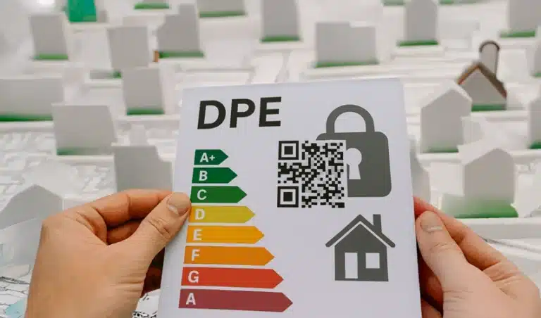 fiche dpe avec un qr code dessus