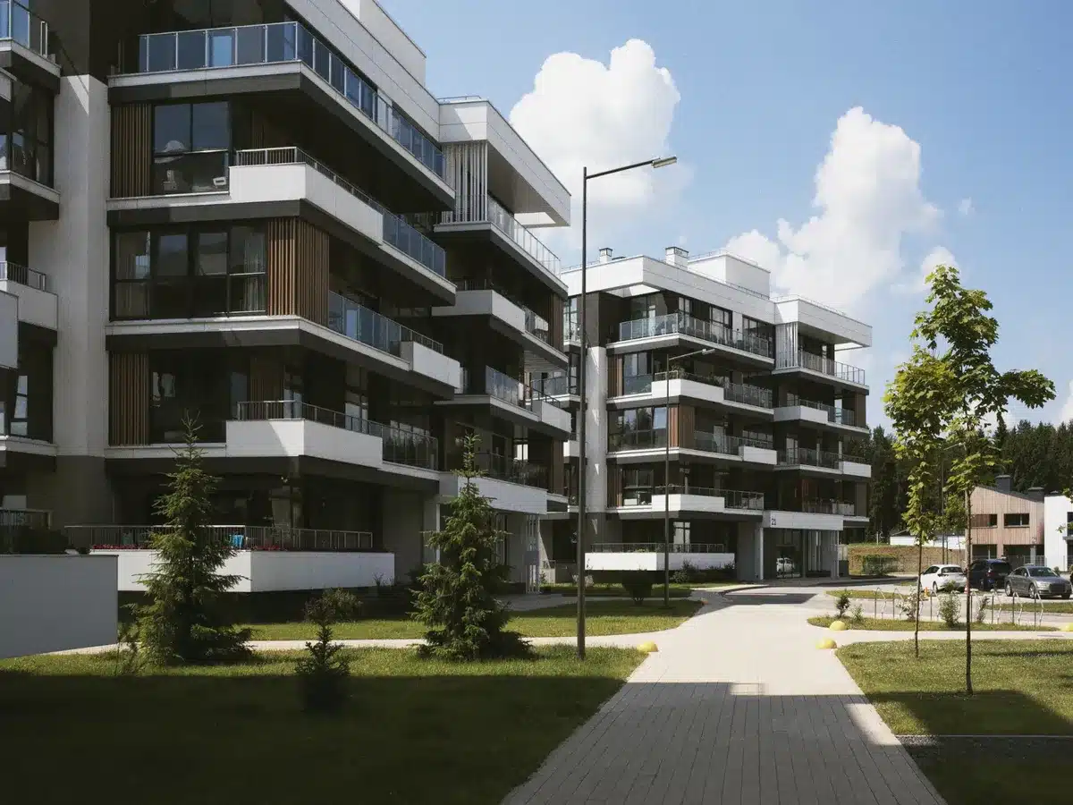 Bâtiment pour illustrer un habitat participatif