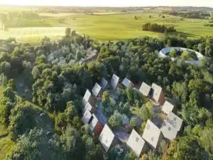 Eco hameau biosourcés - le village