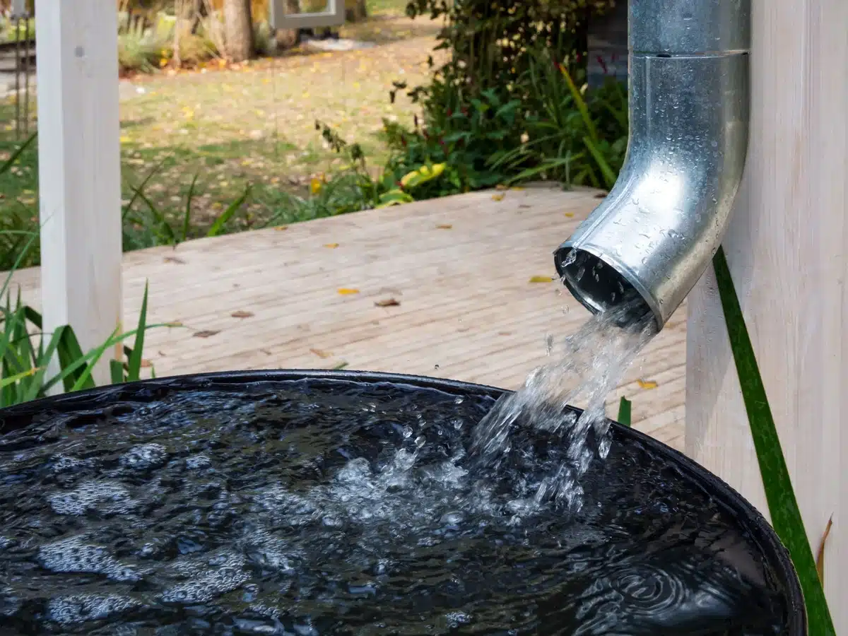 Récupérer l’eau de pluie sans complexifier son jardin