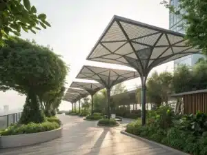 Des îlots de fraîcheur temporaires comme réponse rapide